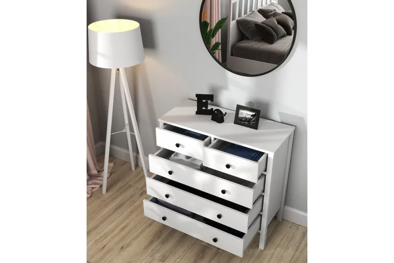 Talven Kommode 90 cm - Natur/Hvit - Oppbevaring - Oppbevaringsmøbler - Kommode