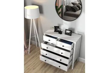 Talven Kommode 90 cm - Natur/Hvit - Oppbevaring - Oppbevaringsmøbler - Kommode