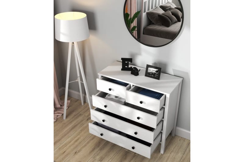 Talven Kommode 90 cm - Natur/Hvit - Oppbevaring - Oppbevaringsmøbler - Kommode