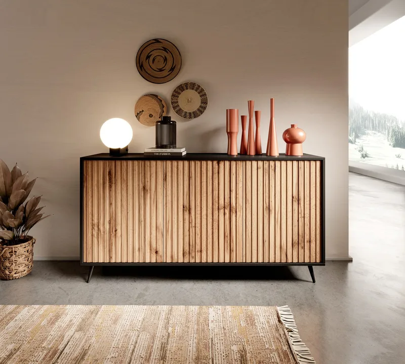 Tapas Kommode 154 cm - Svart - Oppbevaring - Oppbevaringsmøbler - Kommode