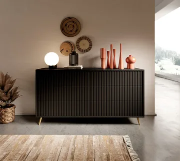 Tapas Kommode 154 cm - Svart - Oppbevaring - Oppbevaringsmøbler - Kommode