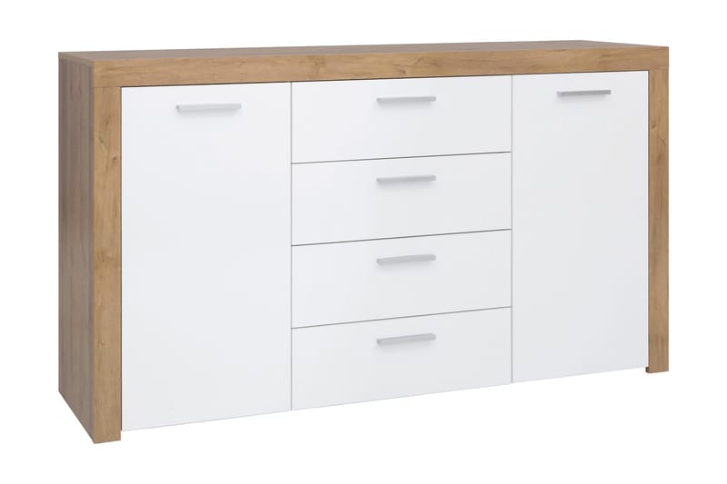 Tarka Kommode, Tre/natur|Hvit