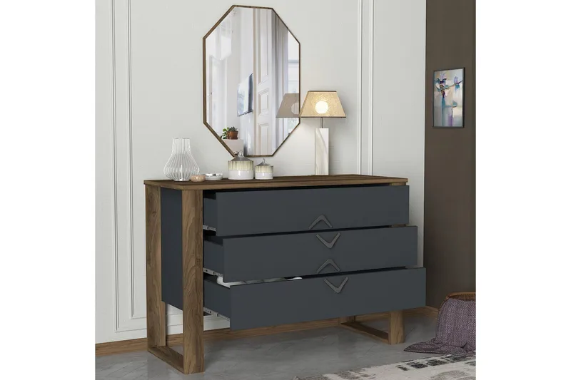 Tera Home Kommode + Speil - Oppbevaring - Oppbevaringsmøbler - Kommode