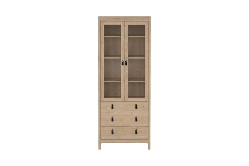 Vallvidera Vitrineskap 78x199 cm - Natur - Oppbevaring - Skap - Vitrineskap