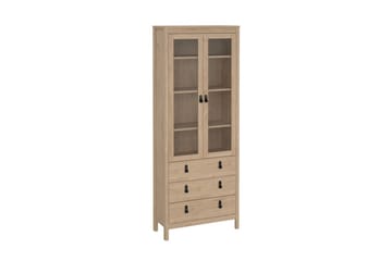 Vallvidera Vitrineskap 78x199 cm - Natur - Oppbevaring - Skap - Vitrineskap
