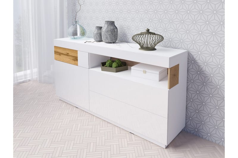 Tomeka Byrå - Hvit | Tre - Oppbevaring - Oppbevaringsmøbler - Kommode