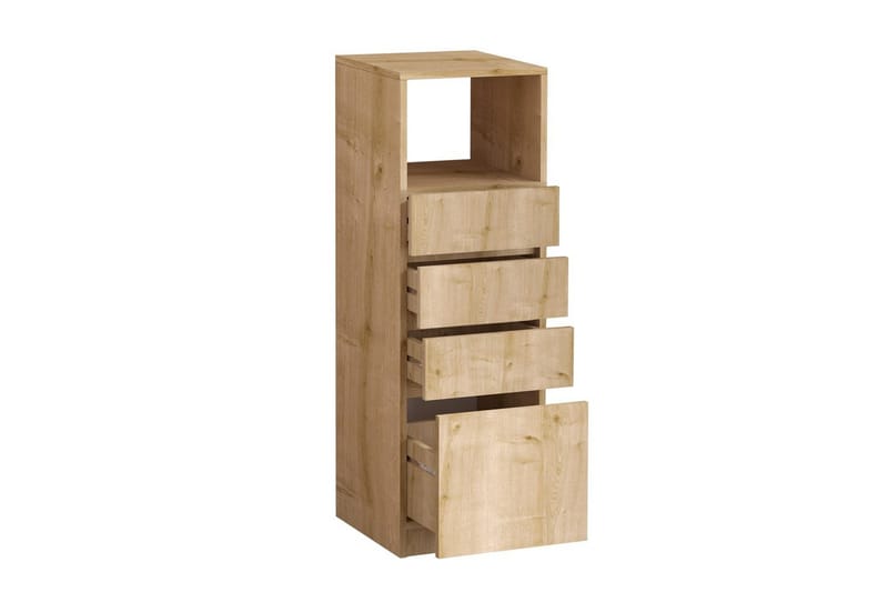 Tyven Kommode 40 cm - Rødfarget tre - Oppbevaring - Oppbevaringsmøbler - Kommode