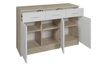 Valga Kommode 37x104 cm - Hvit/Natur - Oppbevaring - Oppbevaringsmøbler - Kommode