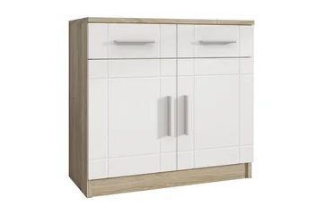 Valga Kommode 37x69 cm - Hvit/Natur - Oppbevaring - Oppbevaringsmøbler - Kommode