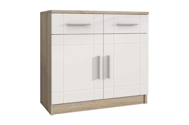 Valga Kommode 37x69 cm, Hvit/Natur