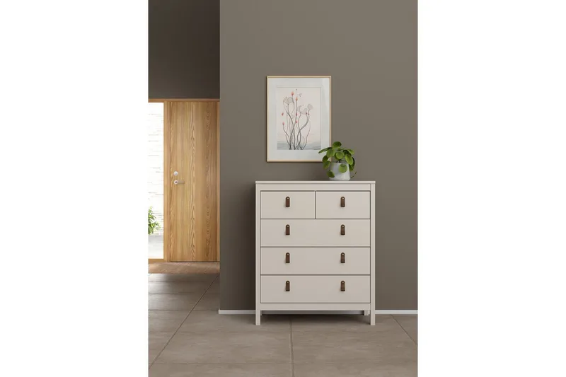 Vallvidera Kommode 82 cm - Beige - Oppbevaring - Oppbevaringsmøbler - Kommode