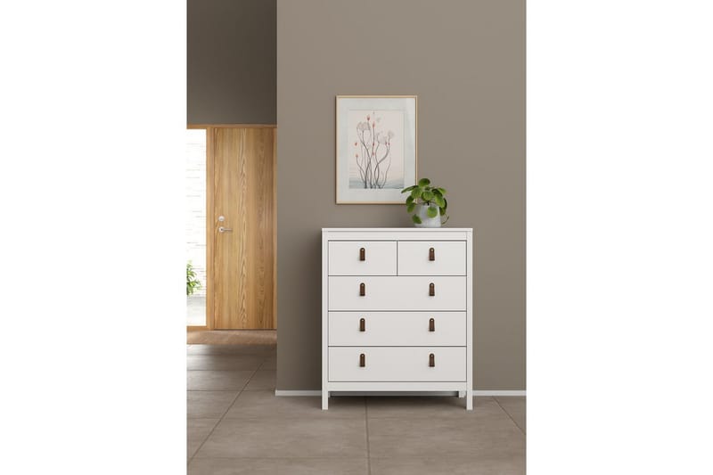 Vallvidera Kommode 82 cm - Hvit - Oppbevaring - Oppbevaringsmøbler - Kommode