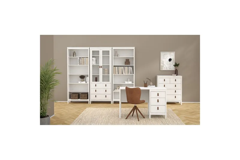 Vallvidera Kommode 82 cm - Hvit - Oppbevaring - Oppbevaringsmøbler - Kommode