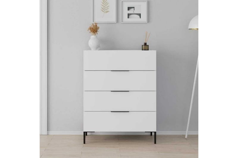 Vanlig kommode uten overskap Kommode Matul Hvit Vit - Oppbevaring - Oppbevaringsmøbler - Kommode