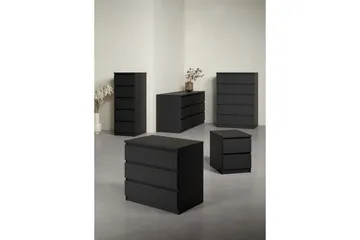 Vanlig kommode uten overskap Tvilum Salomns kommode 77 cm Svart - Oppbevaring - Oppbevaringsmøbler - Kommode