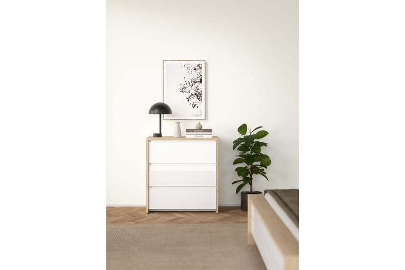 Varun Kommode 80 cm - Hvit - Oppbevaring - Oppbevaringsmøbler - Kommode