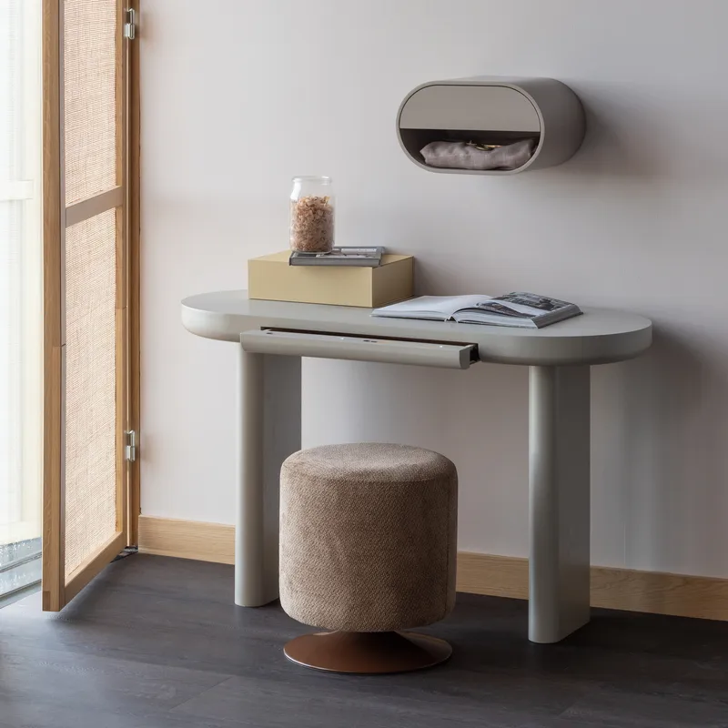 Vegghengt nattbord Momo 36 cm - Sand - Møbler - Bord - Avlastningsbord & sidobord - Sengebord & nattbord