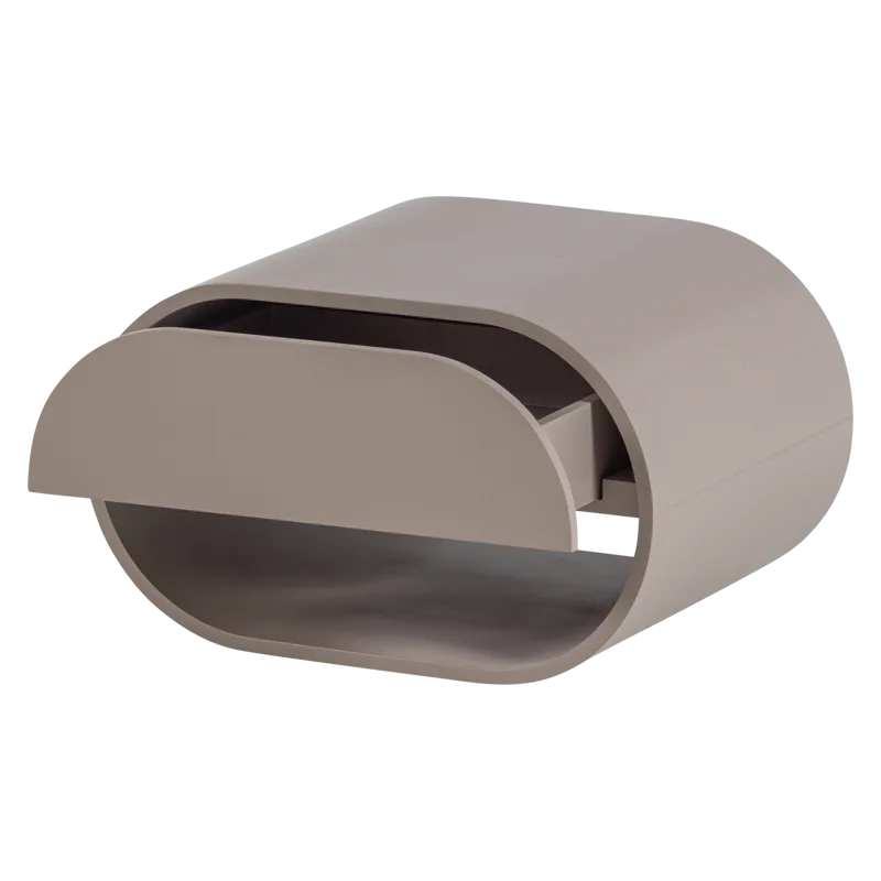 Vegghengt nattbord Momo 36 cm - Sand - Møbler - Bord - Avlastningsbord & sidobord - Sengebord & nattbord