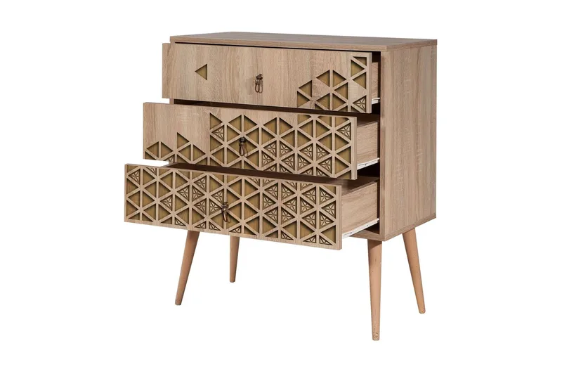 Vellavie Kommode Dekor - Mørkebrun - Oppbevaring - Oppbevaringsmøbler - Kommode