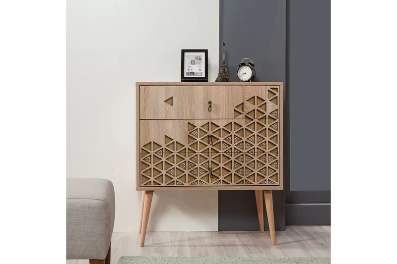 Vellavie Kommode Dekor - Mørkebrun - Oppbevaring - Oppbevaringsmøbler - Kommode