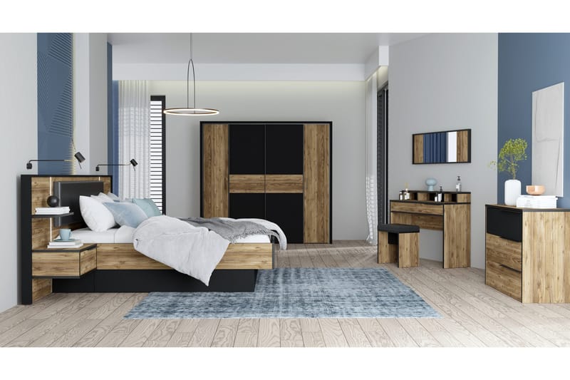 Vergina Kommode 42x100 cm - Brun/Svart - Oppbevaring - Oppbevaringsmøbler - Kommode