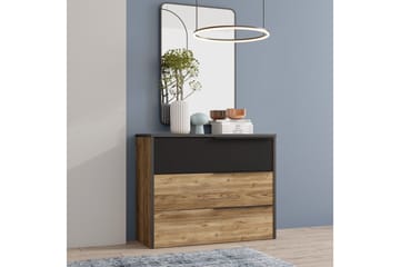 Vergina Kommode 42x100 cm - Brun/Svart - Oppbevaring - Oppbevaringsmøbler - Kommode