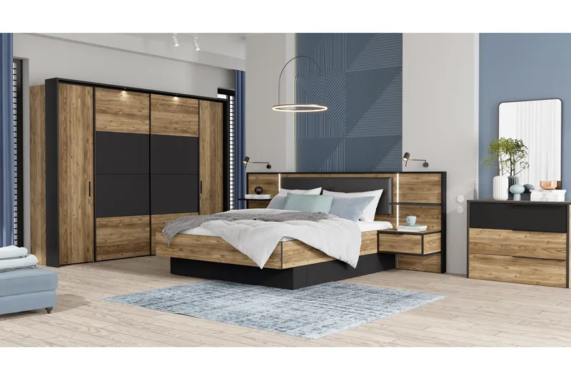 Vergina Kommode 42x100 cm - Brun/Svart - Oppbevaring - Oppbevaringsmøbler - Kommode