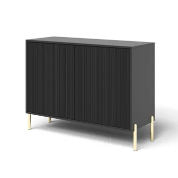 Virmani Kommode 104 cm - Svart - Oppbevaring - Oppbevaringsmøbler - Kommode