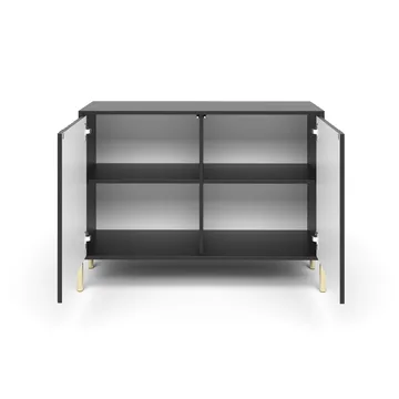 Virmani Kommode 104 cm - Svart - Oppbevaring - Oppbevaringsmøbler - Kommode