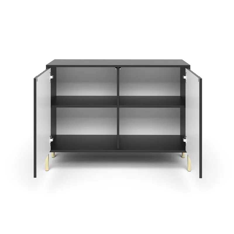 Virmani Kommode 104 cm - Svart - Oppbevaring - Oppbevaringsmøbler - Kommode