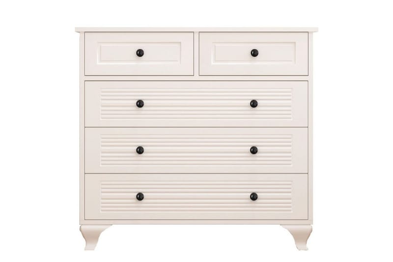 Vornrel Kommode 90 cm, Matt Hvit