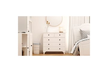 Vornrel Kommode 90 cm - Matt Hvit - Oppbevaring - Oppbevaringsmøbler - Kommode