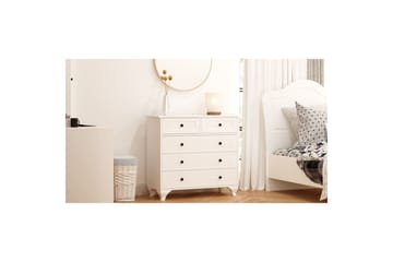 Vornrel Kommode 90 cm - Matt Hvit - Oppbevaring - Oppbevaringsmøbler - Kommode