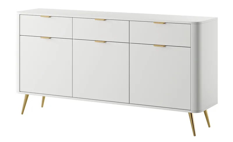 Walia Kommode 163 cm, Hvit