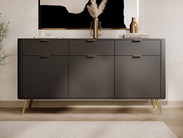 Walia Kommode 163 cm - Svart - Oppbevaring - Oppbevaringsmøbler - Kommode