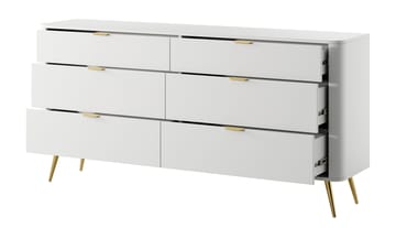 Walia Kommode 173 cm - Hvit - Oppbevaring - Oppbevaringsmøbler - Kommode