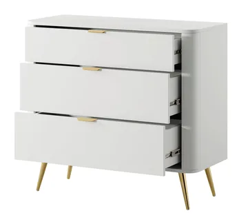 Walia Kommode 93 cm - Hvit - Oppbevaring - Oppbevaringsmøbler - Kommode