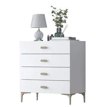 Kommode Wallxpert Cleo hylle (85,6 x 90,7 x 45 cm) Hvit - Hvit - Oppbevaring - Oppbevaringsmøbler - Kommode