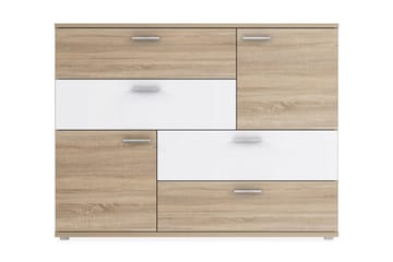 Waunifor Kommode 125 cm - Brun/Hvit - Oppbevaring - Oppbevaringsmøbler - Kommode