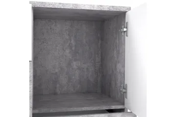 Waunifor Kommode 125 cm - Hvit/Grå - Oppbevaring - Oppbevaringsmøbler - Kommode