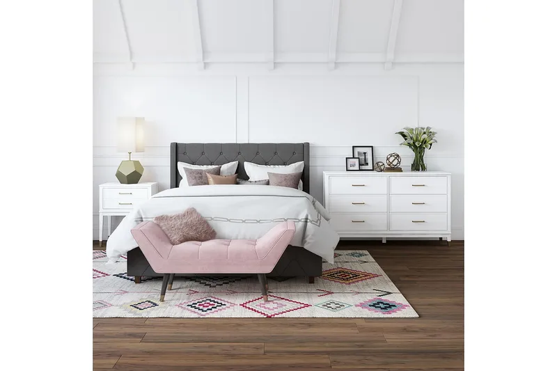 Westerleigh Kommode 144x41 cm Hvit - CosmoLiving - Oppbevaring - Oppbevaringsmøbler - Kommode