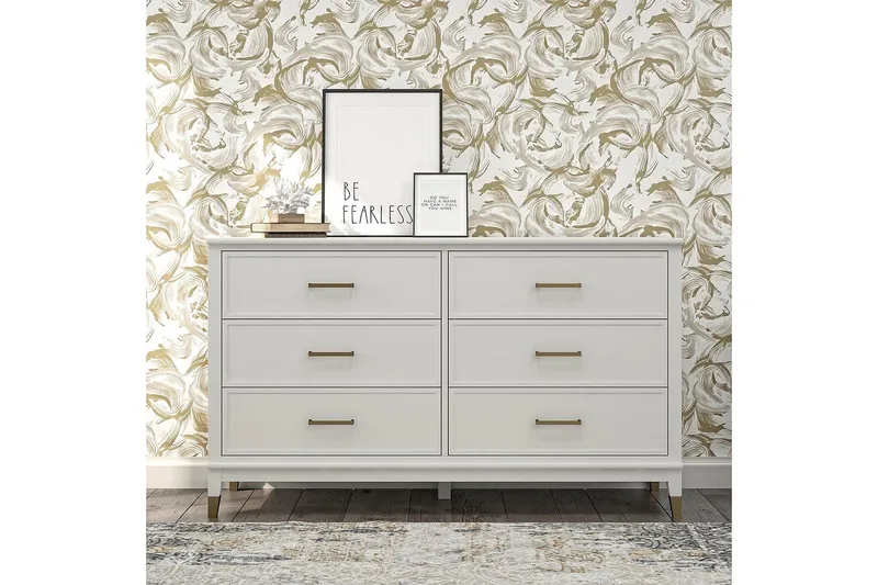 Westerleigh Kommode 144x41 cm Hvit - CosmoLiving - Oppbevaring - Oppbevaringsmøbler - Kommode