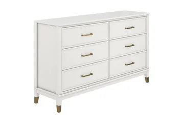 Westerleigh Kommode 144x41 cm Hvit - CosmoLiving - Oppbevaring - Oppbevaringsmøbler - Kommode