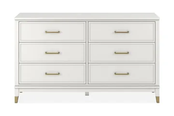 Westerleigh Kommode 144x41 cm Hvit - Oppbevaring - Oppbevaringsmøbler - Kommode