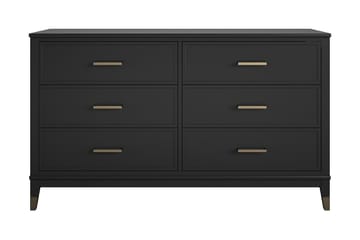 Westerleigh Kommode 144x41 cm Svart/Gull - CosmoLiving - Oppbevaring - Oppbevaringsmøbler - Kommode