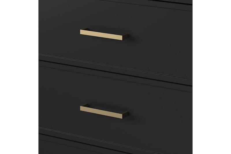 Westerleigh Kommode 144x41 cm Svart/Gull - CosmoLiving - Oppbevaring - Oppbevaringsmøbler - Kommode