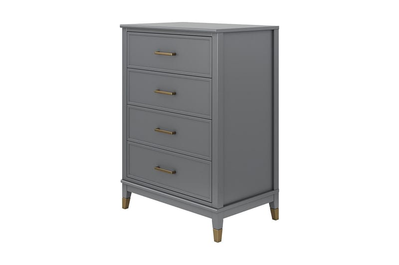 Westerleigh Kommode 76x50 cm Grafittgrå - CosmoLiving - Oppbevaring - Oppbevaringsmøbler - Kommode