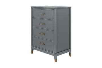 Westerleigh Kommode 76x50 cm Grafittgrå - Oppbevaring - Oppbevaringsmøbler - Kommode