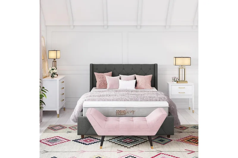 Westerleigh Kommode 76x50 cm Hvit - CosmoLiving - Oppbevaring - Oppbevaringsmøbler - Kommode