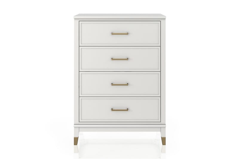 Westerleigh Kommode 76x50 cm Hvit - Oppbevaring - Oppbevaringsmøbler - Kommode